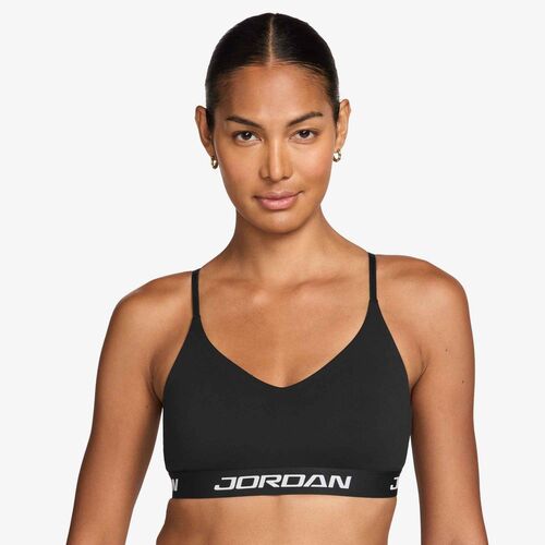 Nike W J Spt Indy Ess Bra - black/black/white/white