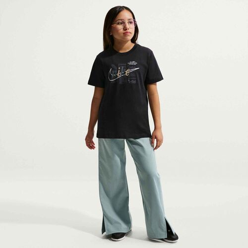 Nike K Nsw Tee Club Script - black