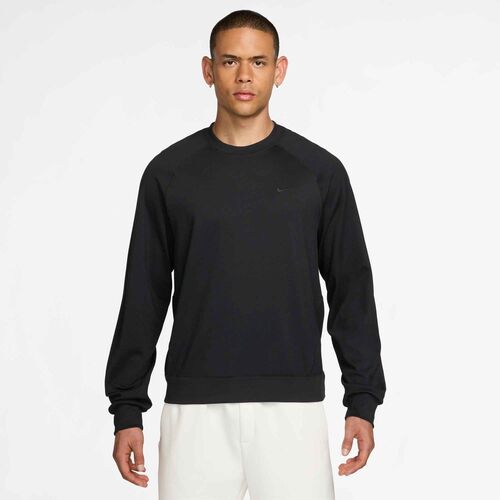 Nike M Nk Df Uv Prmry Knit Ls Crw - black/black