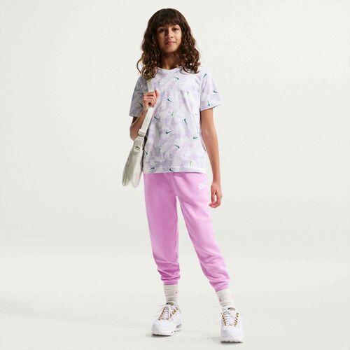 Nike K Nsw Tee Hbr Aop - white/mean green