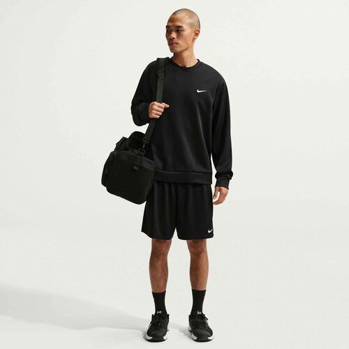 Nike M Nk Df Uv Flex Flc Crew - black/black/white