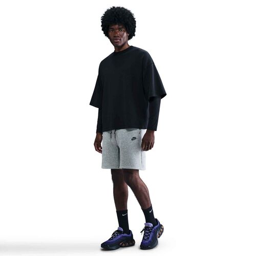 Nike M Nk Tech Flc Short - dk grey heather/black
