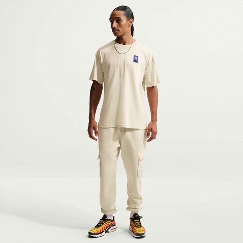 Nike U Nsw Tee Lse Cafe Swoosh Van - lt khaki