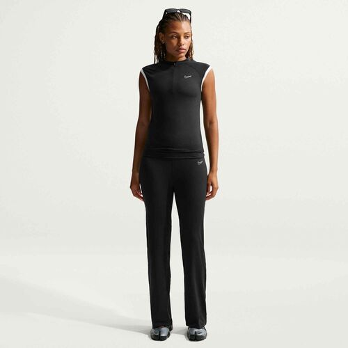 Nike W Slvlss Fitted Qz Top Gls - black