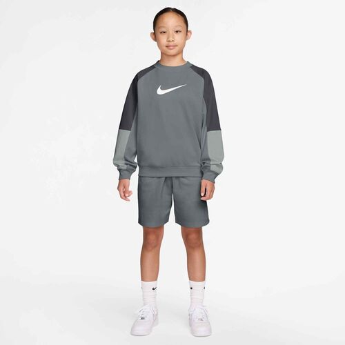 Nike K Nsw Shorts Tracksuit Crew - smoke grey/anthracite/white