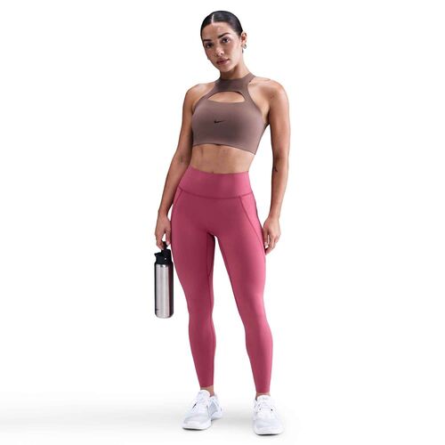 Nike W Nk Df Unvrsa Ms Bra Snl - tattoo/tattoo/burgundy crush