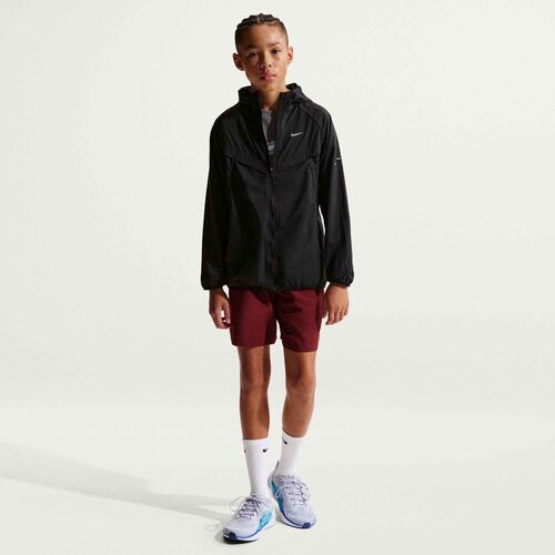 Nike K Nk Uv Repel Stride Jacket - black/black/reflective silv