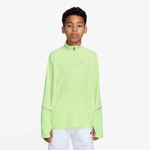Nike K Nk Df Miler Hz Top - lt liquid lime/reflective silv