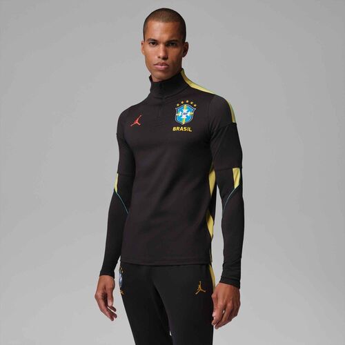 Nike Cbf M Jm Df Strk Dril Top K - black/yellow pulse/infrared 23