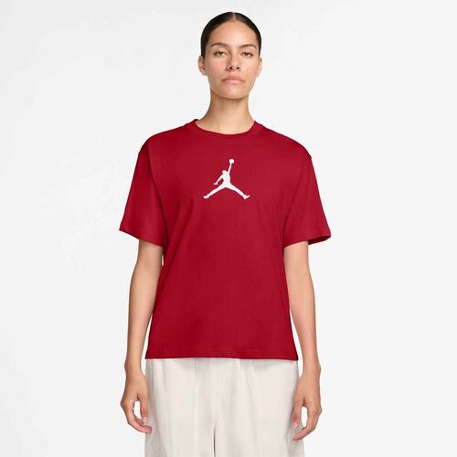 Nike W J Jumpman Ss Gf Tee Hbr 2 - gym red/white