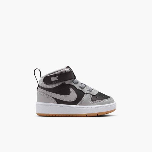 Nike Court Borough Mid 2 (Tdv) - black/lt smoke grey-white-gum med b
