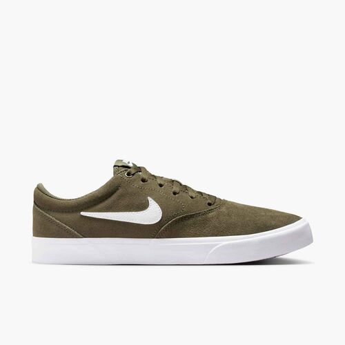 Nike Nike Charge Suede - medium olive/white