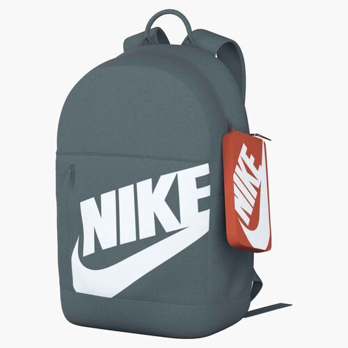 Nike Y Kinder Nk Elmntl Bkpk Shoebox - mineral slate/orange/white