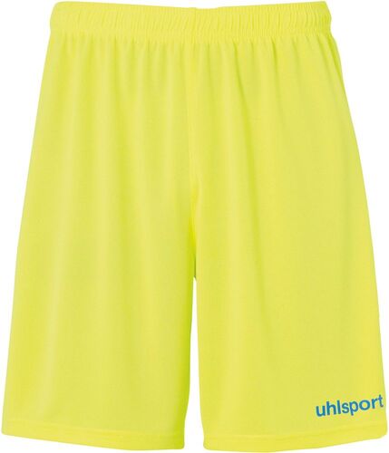 Uhlsport CENTER II SHORTS OHNE INNENSLIP - fluo gelb/radar blau