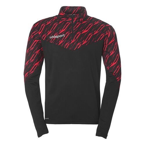 Uhlsport Progressive 28 1/4 Zip Top - schwarz/rot