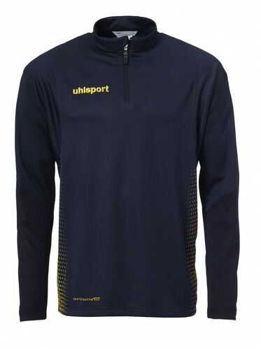 Uhlsport SCORE 1/4 ZIP TOP - marine/fluo gelb