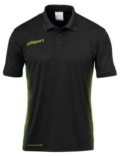 Uhlsport SCORE POLO SHIRT - schwarz/fluo gr�n