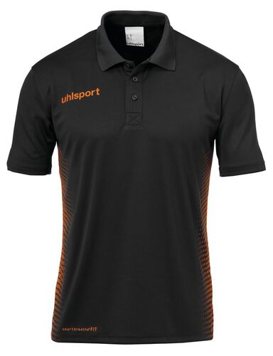 Uhlsport SCORE POLO SHIRT - schwarz/fluo orange