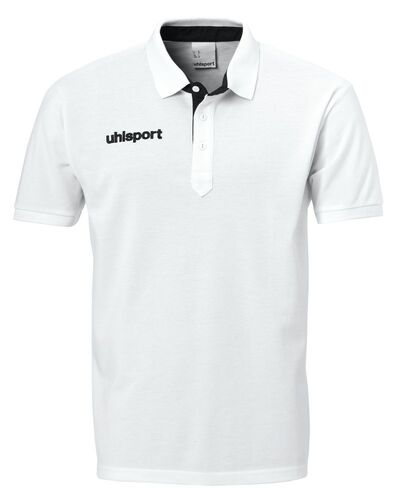 Uhlsport ESSENTIAL PRIME POLO SHIRT - wei�/schwarz