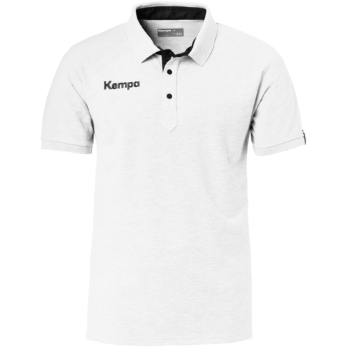 Kempa PRIME POLO SHIRT - wei�/schwarz