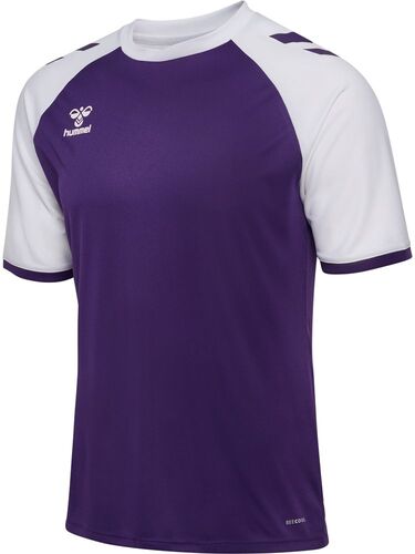 Hummel hmlMATCH LEAGUE JERSEY S/S - ACAI/WHITE