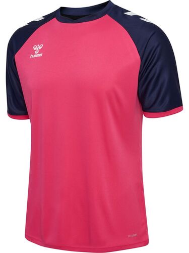 Hummel hmlMATCH League Jersey S/s - Raspberry Sorbet/marine