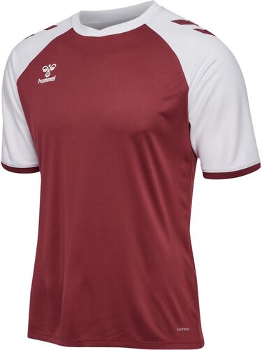 Hummel hmlMATCH LEAGUE JERSEY S/S - MAROON/WHITE
