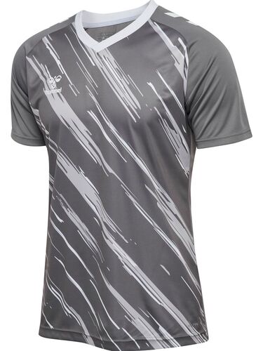 Hummel hmlMATCH TRIUMPH JERSEY S/S - STEEL GRAY/WHITE