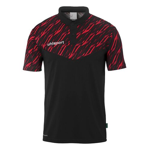 Uhlsport Progressive 28 Polo Shirt - schwarz/rot