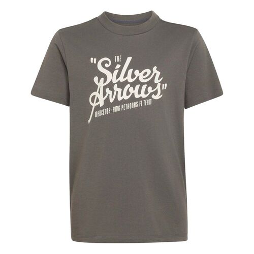 adidas Mer Sa Tee Y - granit/owhite