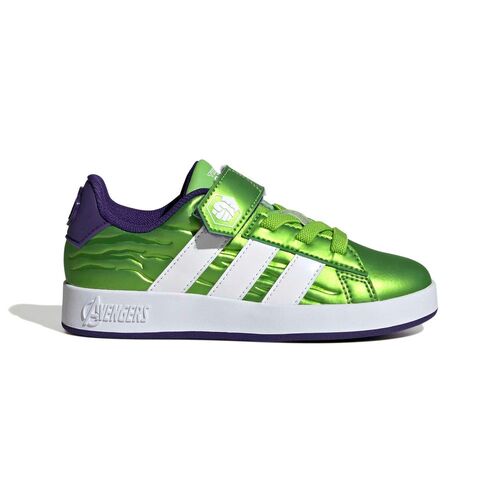 adidas Grand Court  Hulk El K - sesogr/ftwwht/cpurpl
