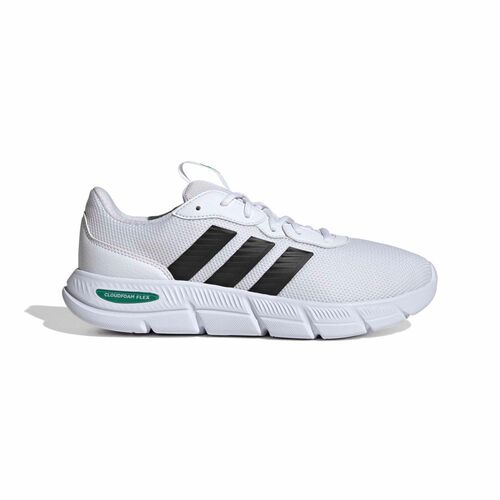 adidas Cloudfoam Flex - Laces - ftwwht/cblack/cougrn