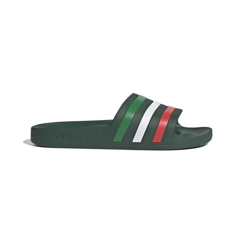 adidas Adilette Aqua - drkgrn/ftwwht/brired