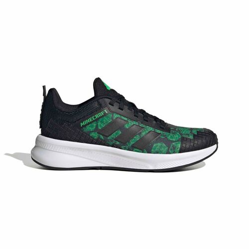 adidas Minecraft Fortarun J - cblack/cblack/ftwwht