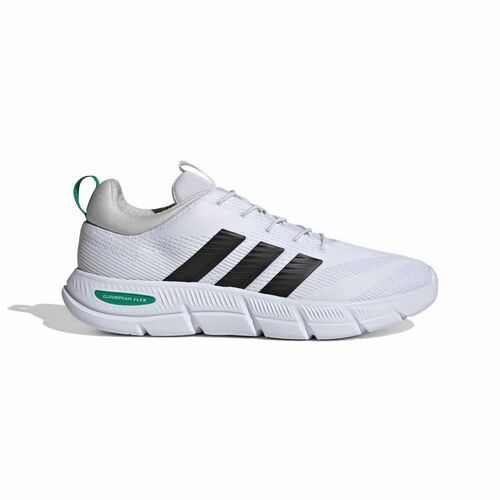 adidas Cloudfoam Flex - Elastic Laces - ftwwht/cblack/cougrn