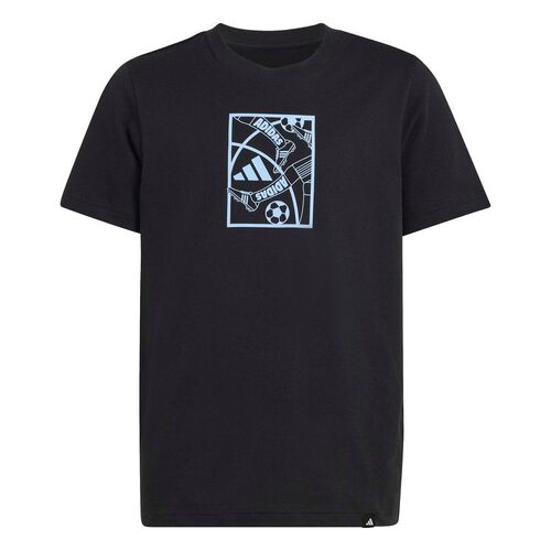 adidas J Football T - black