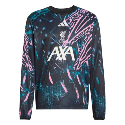 adidas Lfc Pre Wrmtop - black/eqtgrn/sepigl