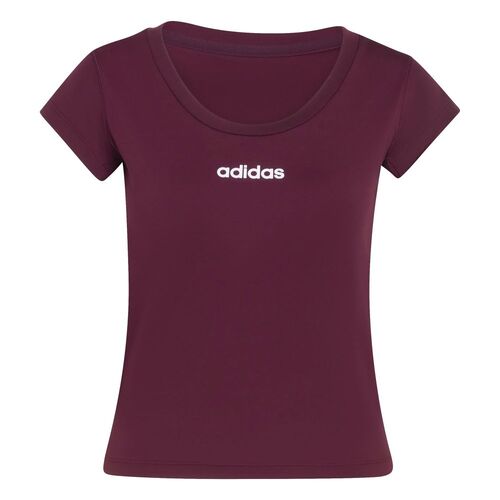 adidas Q1 Hyg Baby Tee - maroon