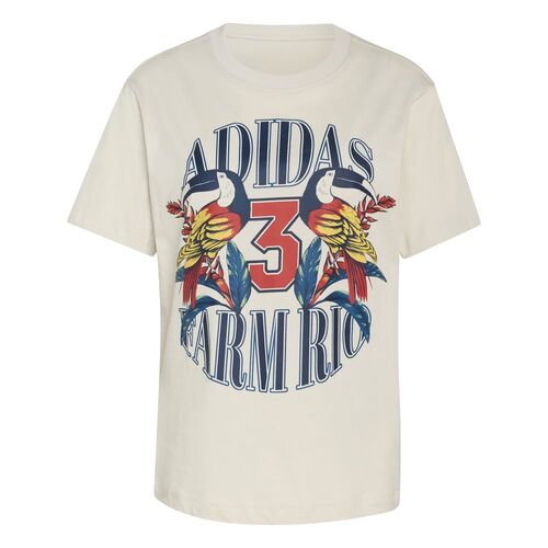 adidas Farm Gfx Tee - talc/dmarin