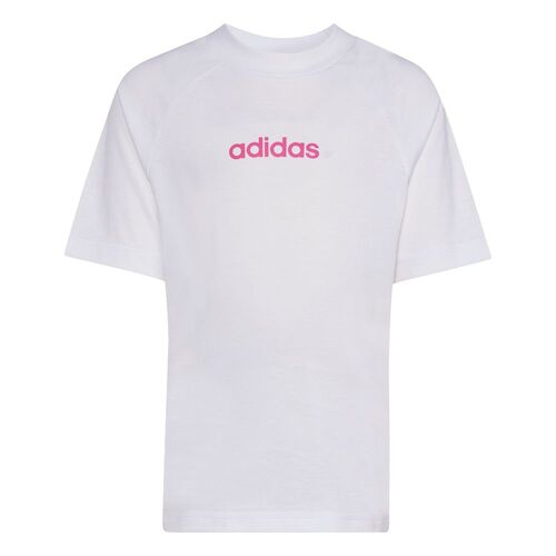adidas Lk Lin Tee 160 - white/pnkfus