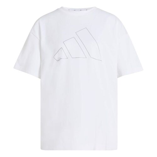 adidas Pwr Ess Logo T - white