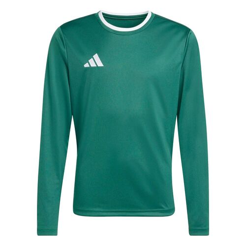 adidas Entrada 26 Jsy Ls Y Kinder - drkgrn/white