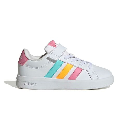adidas Grand Court 3.0 El C - ftwwht/blipnk/luta