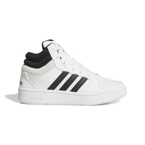 adidas Hoops Mid Classic J - ftwwht/cblack/orbgry