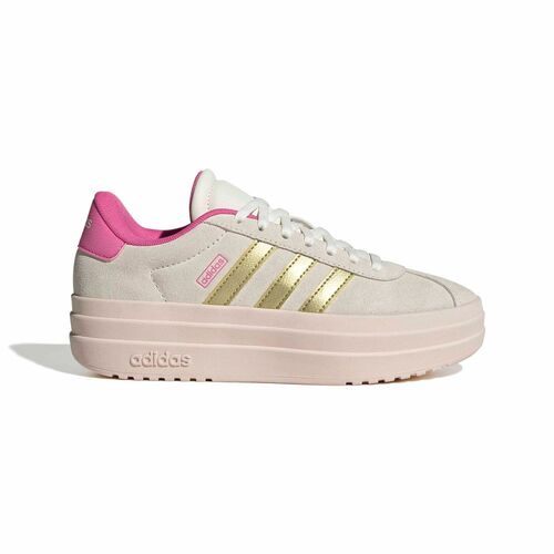 adidas Vl Court Bold J - owhite/goldmt/pnkfus