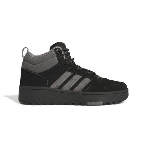 adidas Hoops 4.0 Mid Winterized J - cblack/grefou/cblack