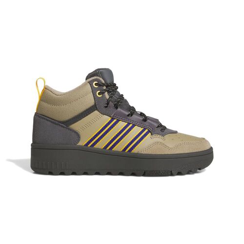 adidas Hoops 4.0 Mid Winterized J - supcol/chsogr/grestr