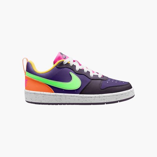 Nike Nike Court Borough Low Recraft Big - court purple/green strike-court pur