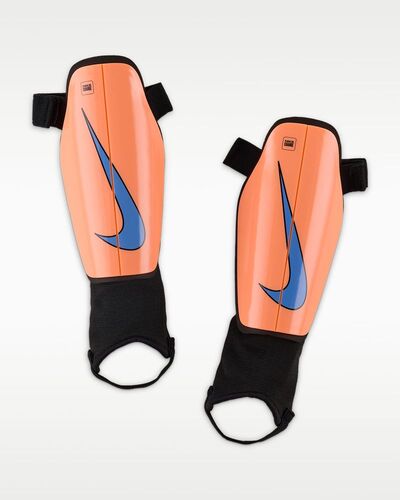 Nike Nike Charge Kids Soccer Shin Guard - orange pulse/black/royal pulse