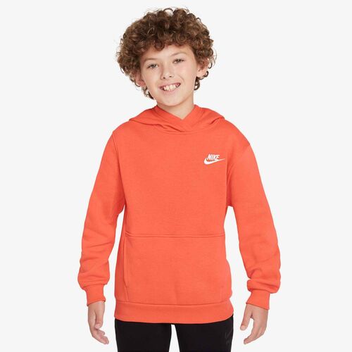 Nike K Nsw Club Flc Hdy Lbr - turf orange/white